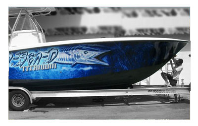 Boat wraps and graphics