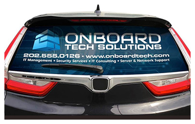 perforated window car decals